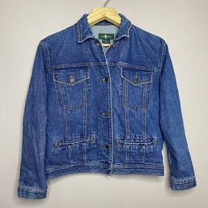 Vintage Hunt Club‎ Denim Blue Jean Jacket Women Size M